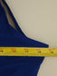 Blue Beach Resort Vacation One Piece Swimsuit Plus XXL