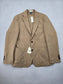 Blazer Sports Coat Mens Tailored Suit Preppy Crosby &amp; Howard Jacket Khaki Medium