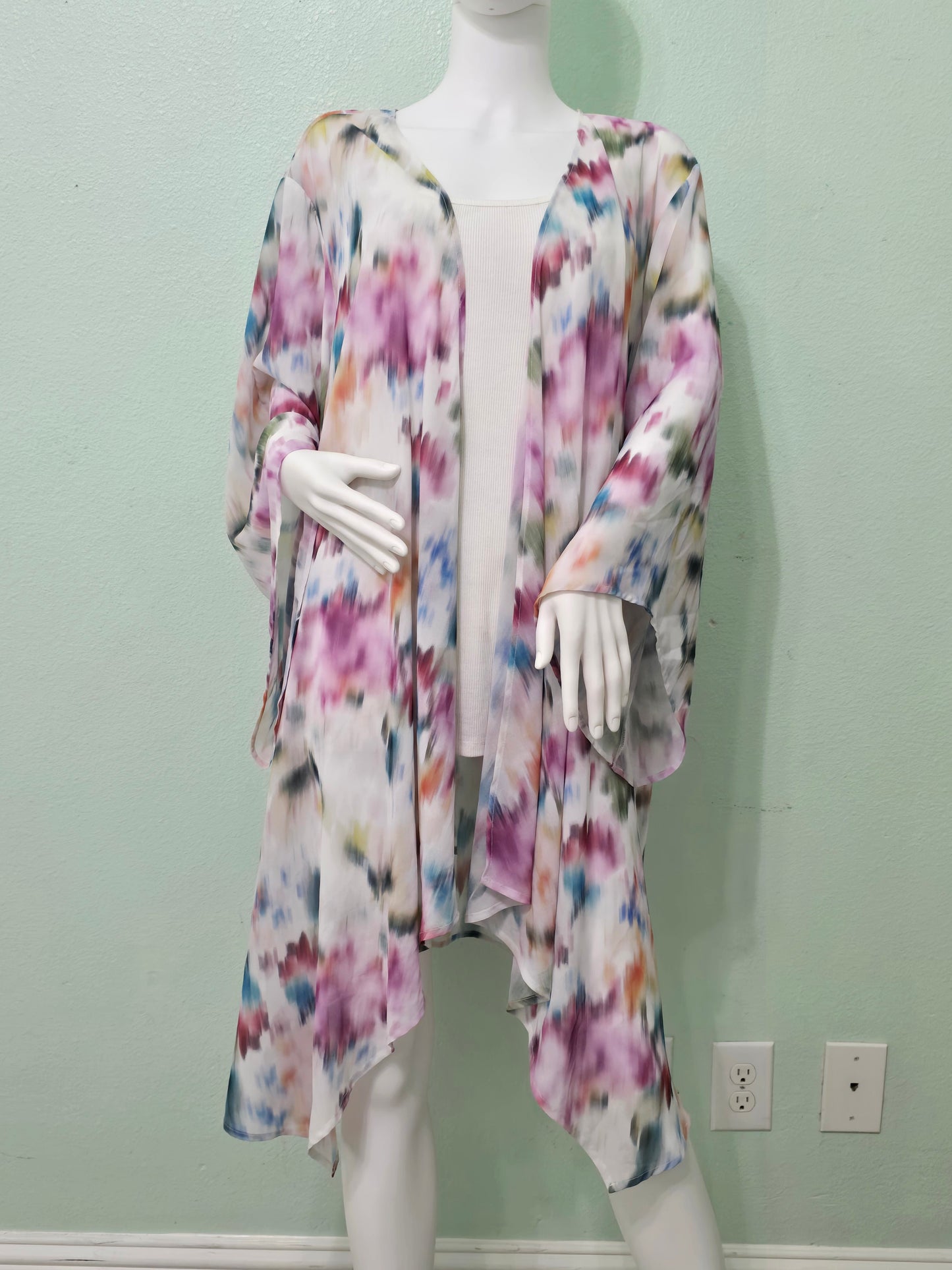 Resort Boho Fairy Coquette Indie Whimsygoth VTG Cottagecore Wrap Kimono Torrid 4