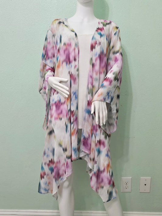 Resort Boho Fairy Coquette Indie Whimsygoth VTG Cottagecore Wrap Kimono Torrid 4