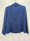 Vintage Blue Y2K Nautical Preppy Boss Pleated Career Fairy Suit Blazer Plus 16P