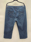 Gloria Vanderbilt Blue Capri Cropped Resort Cottage Perfect Fit Jeans Plus 14
