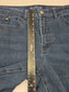 Gloria Vanderbilt Blue Capri Cropped Resort Cottage Perfect Fit Jeans Plus 14