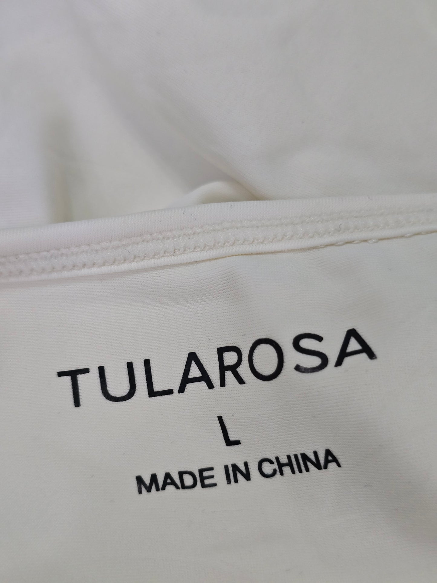 Tularosa White One Piece Swimsuit Beach Vacation Resort Boho Sexy Large