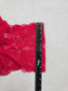 Lace Red Panty Lace Dainty Whimsy Sexy Goth Fairy Coquette Bridal XL 16/18