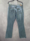 Levi's 515 Bootcut Blue Straight Leg 90s Vintage Womens Jeans 8M