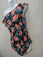 Summer Mae Floral Ruffle One Piece Swimsuit Beach Resort Boho Gothcore 90s Large