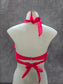 Pink Halter Beach Flamingo 90s Swim Beach Resort Vacation Bikini Top Large