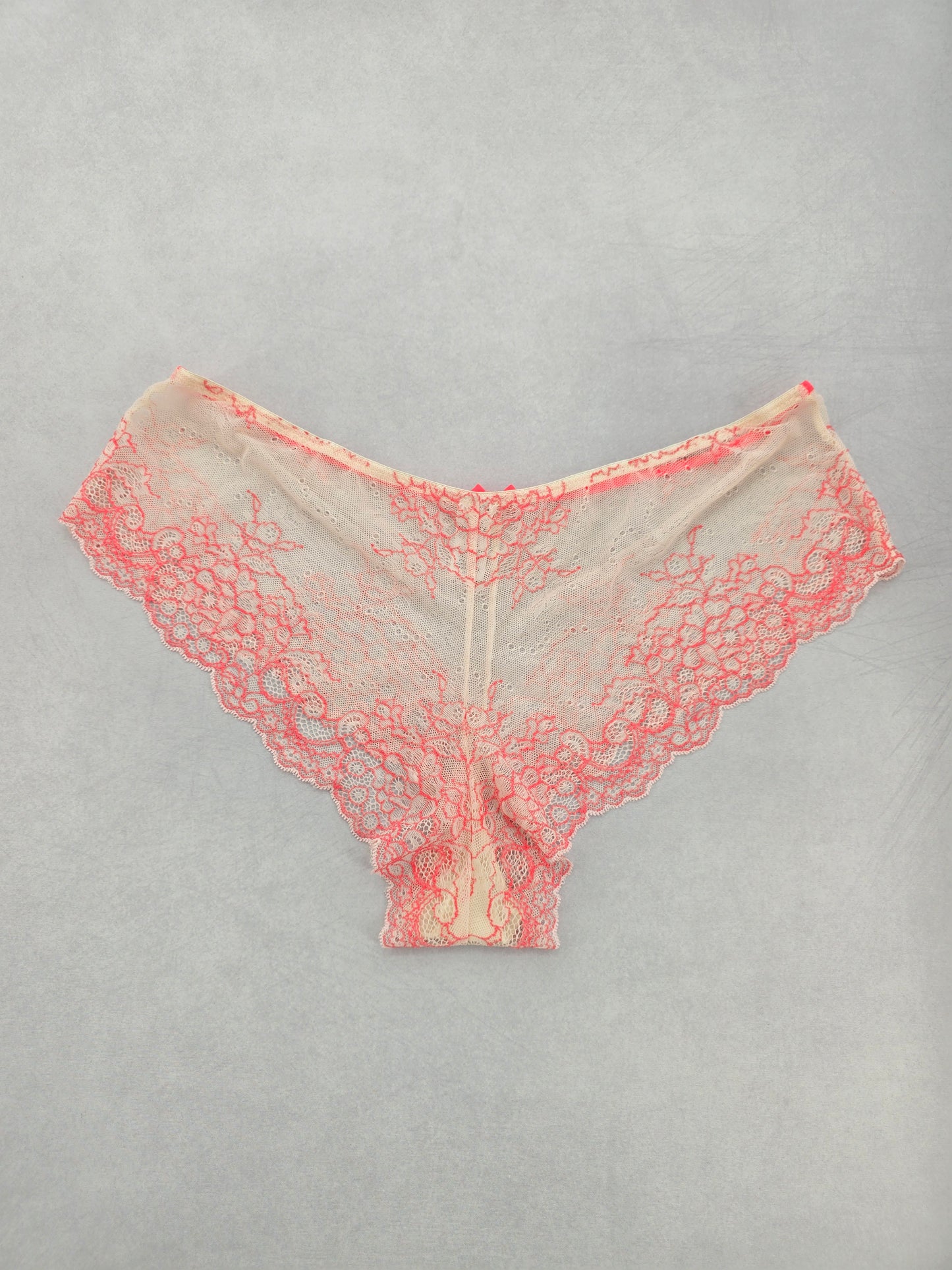 Pink Lace Vintage Dainty Whimsy Boho Goth Fairy Coquette Bridal Panties Plus 18