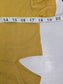 Zara Yellow Cutout Midi Bodycon Y2K Stretch Casual Dress Small