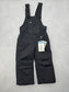 Black Insulated Overall Bib Ski Slalom Toddler Snowboard Snow Pants Boys Small