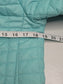 Cat & Jack Blue Puffer Quilt Fleece Lined Hoodie Full Zip Girls Youth Jacket XL