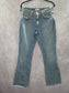 Levi's 515 Bootcut Blue Straight Leg 90s Vintage Womens Jeans 8M