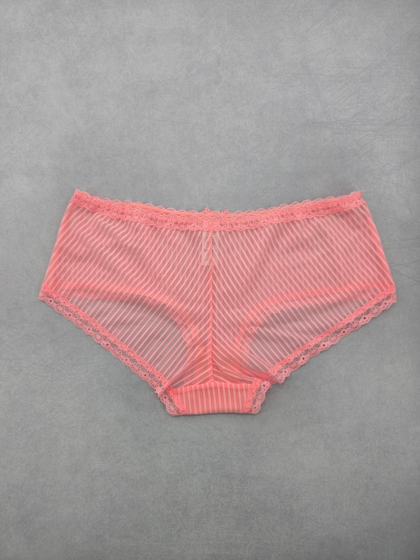 Pink Lace Striped Coquette Whimsy Fairy Large 12