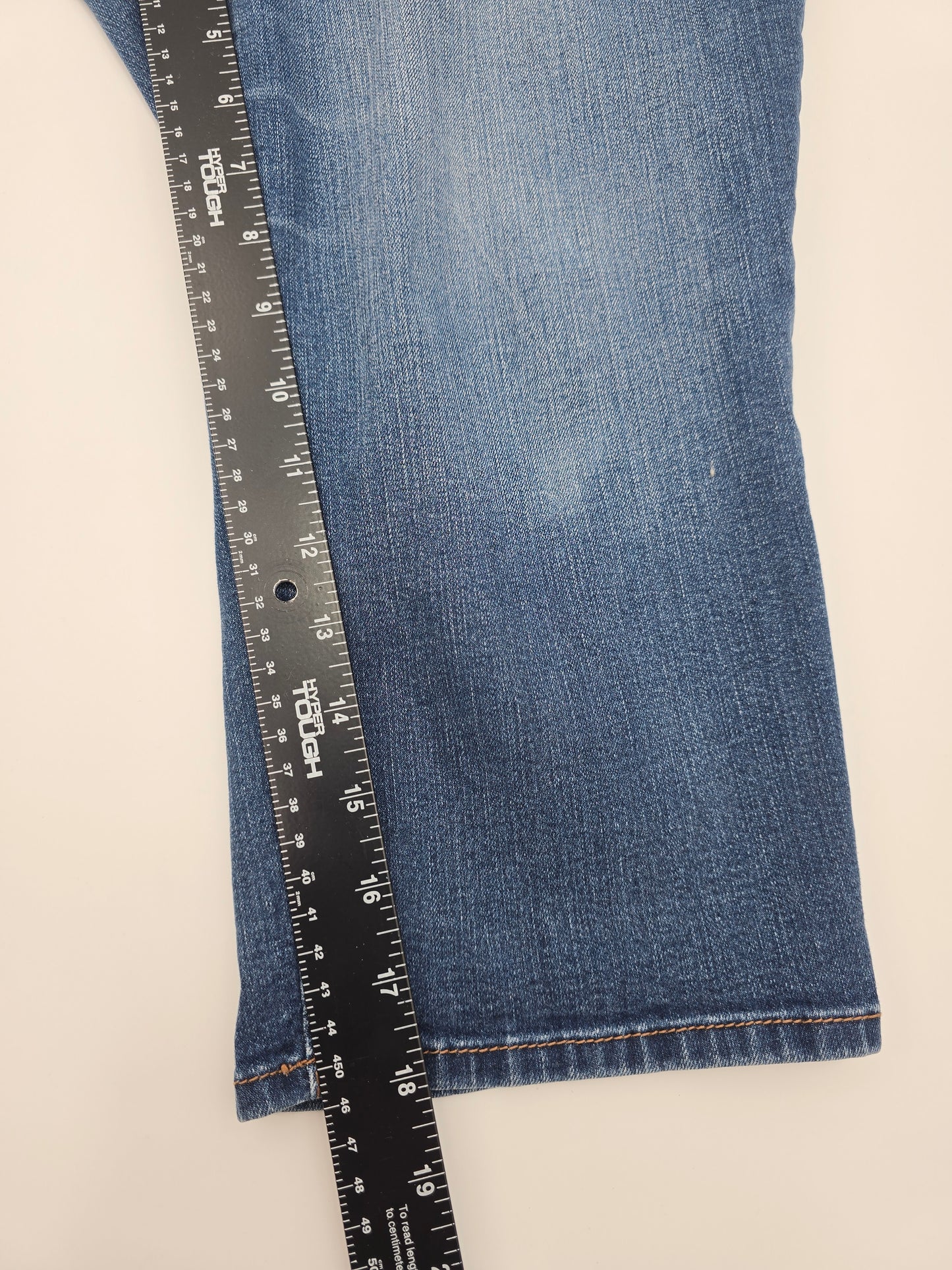 Gloria Vanderbilt Blue Capri Denim Cropped Y2K Cottage Resort Jeans Plus 16