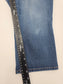 Gloria Vanderbilt Blue Capri Denim Cropped Y2K Cottage Resort Jeans Plus 16