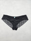 Lace Black Panty Lace Dainty Whimsy Sexy Goth Fairy Coquette Bridal Plus XXL