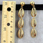 Gold Shell Drop Dangle Stud Long Beach Boho Earrings Fashion Jewelry JB2-37