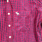 Abercrombie & Fitch Red Blue Plaid Tartan Button Down Long Sleeve Shirt Top XS