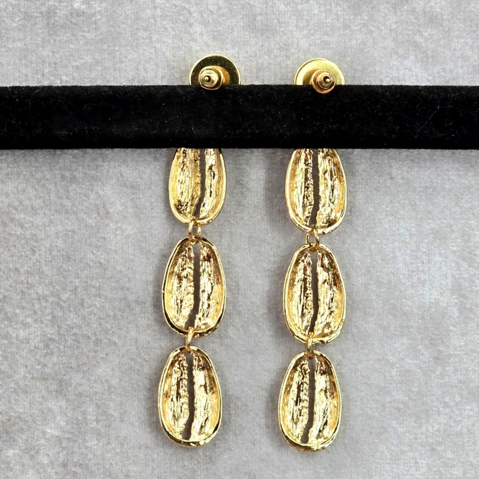 Gold Shell Drop Dangle Stud Long Beach Boho Earrings Fashion Jewelry JB2-37