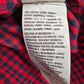 Abercrombie & Fitch Red Blue Plaid Tartan Button Down Long Sleeve Shirt Top XS